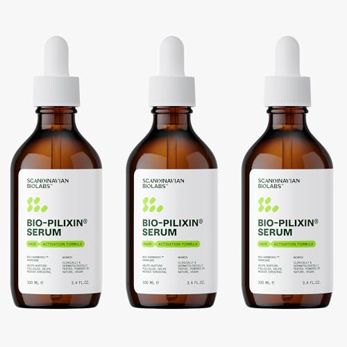 Scandinavian Biolabs Haarwachstum Serum, Hair Growth Serum für Frauen | Anti-Haarausfall Haarserum, Hair Growth Oil, Haarwuchsmittel for Women (3-pack)