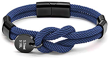 ZENSE - Bracelet cordon noeud marin ajustable