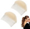 Fluffy Hair Clip, Haarkissen, Bump It Up Volumen Haar, Schwamm Haar Former Kamm, Haar Bump Up Kamm Clip, Hochsteckfrisur Volumen Kissen, Schwamm Brötchen Haar Pad Zubehör, Weiß, 2 Stück