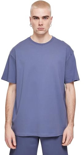 Urban Classics Herren T-Shirt Heavy Oversized Tee, Oversized T-Shirt für Männer, Baumwolle, Rundhals, vintageblue, L