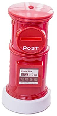 Toyvian 1 Stück Briefkasten Spardose Sparschwein Dekorative Sparkasse Münze Spartopf Kinder Sparschwein Spardose Währung Kasse Klassische Sparschwein Briefkasten Form Sparschwein Münze