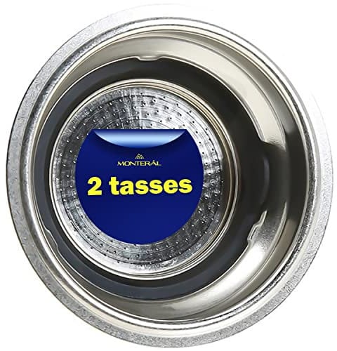Filtri Caffe 2 Tazza - con Codice Originale 5513281001 - per DeLonghi - Adatto a Tutti i Modelli - Filtro Caffe Adatto a Portafiltro - Garanzia di 10 Anni - MONTERAL