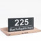 20 x 10 cm, numero civico antracite, resistente alle intemperie, resistente ai raggi UV e ecologico Dibond – alluminio, numero civico in acciaio inox. Una soluzione funzionale ed elegante per la