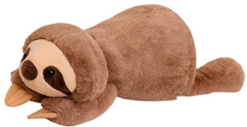 GUUIESMU Weighted Anxiety Stuffed Animal Cuddly Toy for Stress Relief,Weighted Stuffed Animal for Anxiety,Anxiety Kuscheltier Gewicht FüR Erwachsene,for Stress Relief (Sloth,35cm)