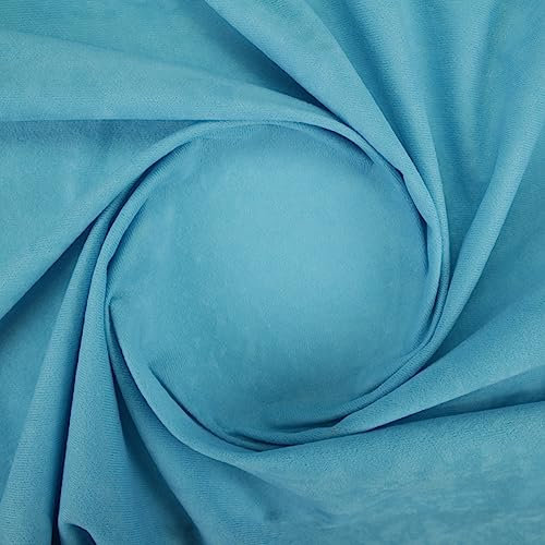 TELA DE ANTELINA COLORES LISOS POR METROS, ANCHO 150cm (1 METRO, AZUL CIELO)