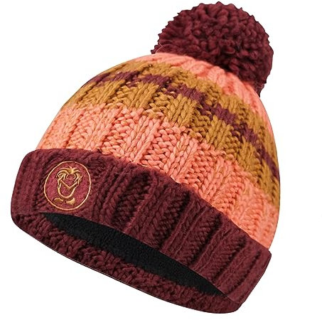 Trollkids Kids Troll Bobble Cap 54, Redwood/Salmon