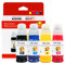 Ink Bottle PFI-050 Pigment Ink Tank 70ML (4-Pack, Black Cyan Magenta Yellow) PFI-050 PFI-050 Ink Cartridge Replacement for Canon imagePROGRAF TC-20 TC-20MFP Large Format Printer