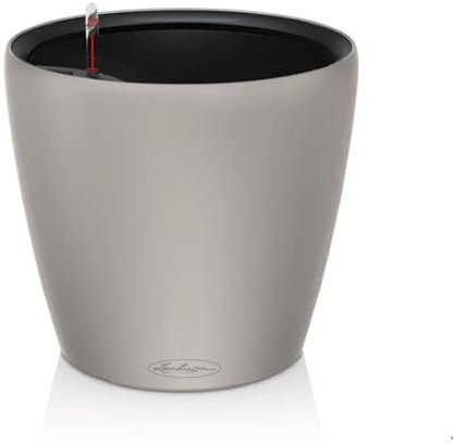 Lechuza Classico Color LS 14292 Pot de Fleurs Marron Sable avec système d'irrigation Ø 43 × 39 cm