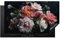 KitchenYeah© Herdabdeckplatte Einteilig Küche Ceranfeld Abdeckplatte Cerankochfeld Abdeckung Induktionskochfeld Schutzmatte Blumen - Rosen - Weiß - Rosa - Botanisch - Pflanzen - 91.6x52.7 cm