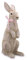 Gravuren Feller Dekofigur Hase, XXL Hase Stehend, Osterhase aus Kunststein ca 48,5 cm, Ostergeschenk