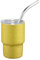 awakentti Stanley Tumbler, 3 oz Stainless Steel Mini Travel Mug, Tumbler with Handle and Straw Lid, Stanley Cup for Home, Office or Car (gold), 1.77x1.77x3.15in, RHFTG1561