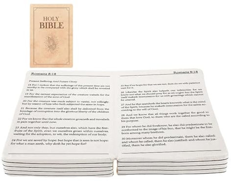 Heiliges Bibelkissen, Kissenbibel - Gefülltes Kissen in Buchform | Gemütliches Glaube-Bibelkissen, Bibelkissen-Buch-Plüsch, Buchform-Bibelve -Kissen, Buch-Buch-Plüschkissen für Frauen