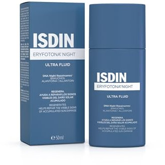 ISDIN Eryfotona Night, Vorbeugung und Schutzbehandlung im Zusammenhang mit aktinischer Keratose (AK), Texture Fusion Fluid, 50 ml