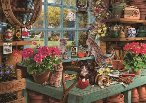 AveJoys Puzzle für Erwachsene 1000 Teile Freche Katzen 70 x 50 cm Modernes Jigsaw Puzzle mit 1000 Teilen für Erwachsene und Kinder ab 8 Jahren