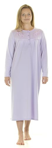 Lady Olga Ladies Jersey Cuddleknit Brushed Inside Warm Nightdress Nightie