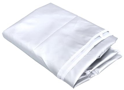 HOMSFOU Funda Para Lavadora y Secadora Protector Solar Color Plateado Grande Para Cubrir La Maquina Exterior