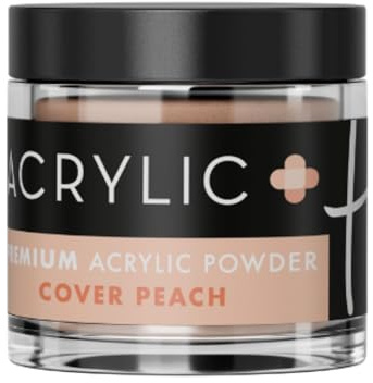 Halo Acrylic Plus Powder - Cover Peach - 45g. Acrylic Nail Powder for Acrylic Nails, Nail Extensions & Nail Art. HEMA Free Acrylic Powder for Professional & Home Use.