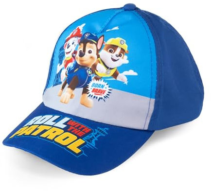PAW PATROL Baseball Cap, Kappe Schirmmütze für Kinder, Mädchen und Jungen verstellbar (DE/NL/SE/PL, Numerisch, 52, Roll)