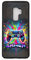 FunKaz Coque pour Samsung Galaxy S9 Plus - Gamer Manette de Jeu Fond Multicolore - Coque Noire TPU
