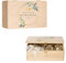 Maverton Erinnerungsbox mit Farbdruck - Aufbewahrungsbox mit Deckel - personalisierte Geschenke für Paar zur Hochzeit - Hochzeitsgeschenke - aus Kiefernholz