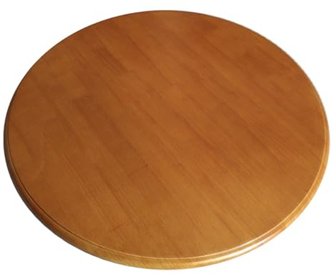 Robuster Drehteller aus Holz, 60 cm, leise, drehbar, 360° drehbarer Teller zum Essen, perfekt zum Teilen von Speisen mit Familie und Freunden