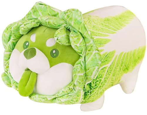 Xiyocadt Gemüse Elfe Gemüse Hund Plüschtier Puppe, niedlich Kissen Puppe Geburtstag Geschenk,Kuscheltier Hund Doll, Plush Doll Plüsch,Geschenke für Kinder (30cm)