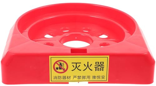 HOUDERCO Support de Sol pour Extincteur à Poudre 1,5 à 4 Kg Base Antidérapante, Socle Stable pour Rangement Coffre de Véhicule