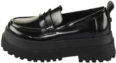 Buffalo Pluto Loafer - Schwarz PU (Polyurethan) - Slipper aus Kunstleder