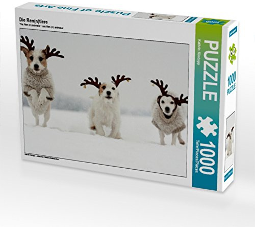 CALVENDO Puzzle Die Ren(n) Tiere | 1000 Teile Lege-Größe 64 x 48 cm Foto-Puzzle für glückliche Stunden