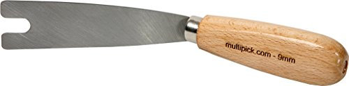 Multipick Türöffnungswerkzeug Nussmesser 9 mm (abgewinkelte Version) - Schlüsseldienst Profi Öffnungswerkzeug Türfallen-Öffner zugefallener FH-Türen
