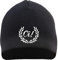 HB_Druck Lorbeerkranz Oi Beanie Mütze - Bestickt - Strickmütze Wintermütze Einheitsgröße Schwarz