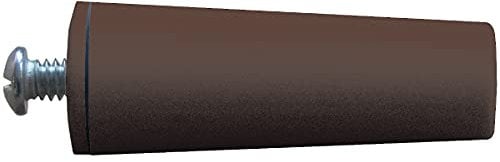 Schellenberg 52013, marron Bouchon d'arrêt pour volet roulant, 22 x 60 mm, 60 mm