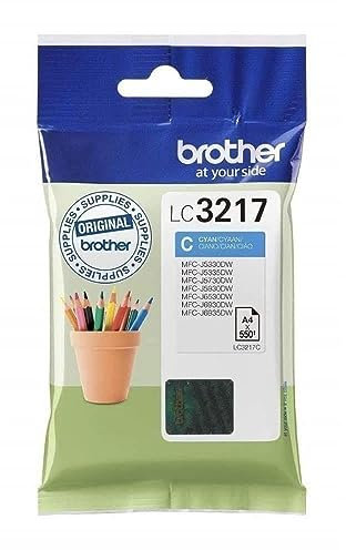 Brother Original Tintenpatrone LC-3217C cyan (für Brother MFC-J5330DW, -J5335DW, -J5730DW, -J5930DW, -J6530DW, -J6930DW, -J6935DW)