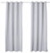 WOLTU Lot de 2 Rideaux occultant à Oeillets,Rideau Isolant intérieur 135x245cm, Gris Blanc