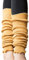 TININNA Damen Frauen Winter Vintage Stulpen Beinstulpen Kniestrümpfe Beinwärmer Gestrickt Strümpfe Gelb EINWEG Verpackung