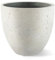 Luca Lifestyle Pflanzkübel ''Grigio Egg Pot'' Creme Weiß Rund Fiberglas *5 Jahre Garantie* - 40x40x36 cm - Premium Qualität - F600
