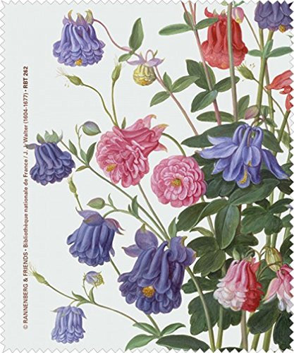 BrillenputztuchAkelei aus dem Nassau Florilegium