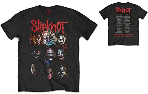Slipknot Men's Prepare for Hell 2014-15 Tour T - Shirt (Pack of 1)