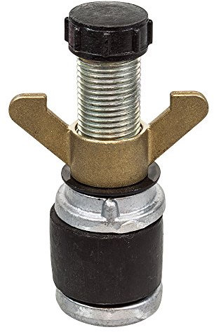 SCAPP Verstellbarer Rohrstopfen ALU 1,5“ für Rohr-Innen-Ø 42 – 48 mm, mit 1/2“ Hohlgewinde (weitere Größen verfügbar)