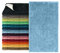 npluseins Mikrofaser Badteppich - viele Farben & Größen 800.1026, blau, 70 x 120 cm
