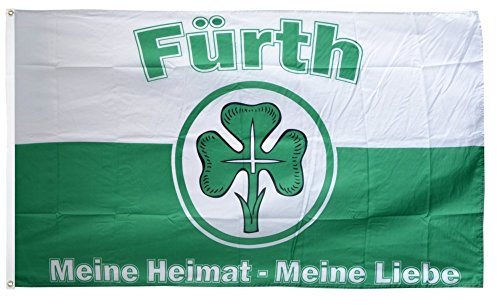 Flaggenfritze Fahne/Flagge Fürth - Meine Heimat Meine Liebe + gratis Sticker