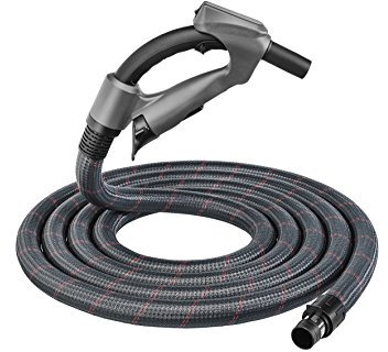 BVC EBS Zentralstaubsauger Schlauch Multiflex Schlauch mit Textilüberzug 7,5 Meter und 3 integrierten Düsen