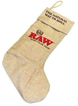 RAW Rolling Xmas Stocking Natural Hemp