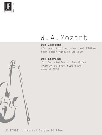 Universal Edition Mozart: Don Giovanni for 2 violins