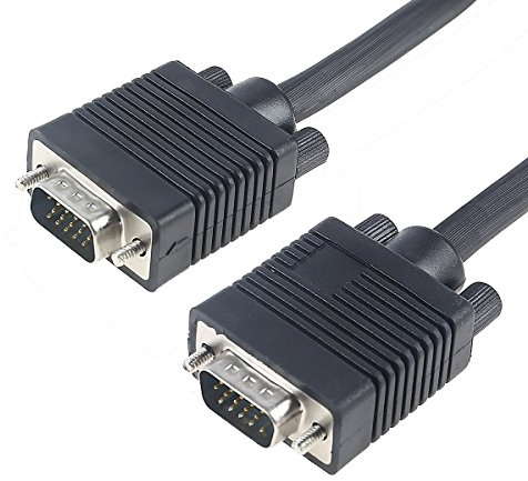 Cavo Vga Linq Vga Maschio To Vga M/M 15 poli lunghezza 3 metri doppio filtro Connettore per proiettori, HDTV, display