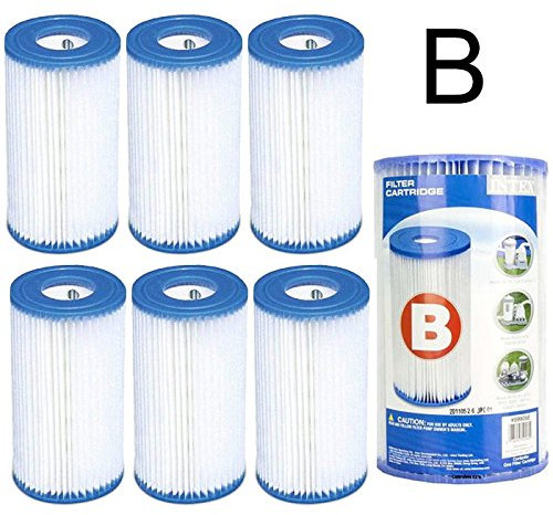 Générique 6 Cartouches de Filtration Intex pour Filtre Piscine - Intex Type B