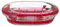 Premier Housewares 1601656 Seifenschale aus Acryl mit schwebenden Herzen, transparent/rot, 10 x 14 x 3 cm