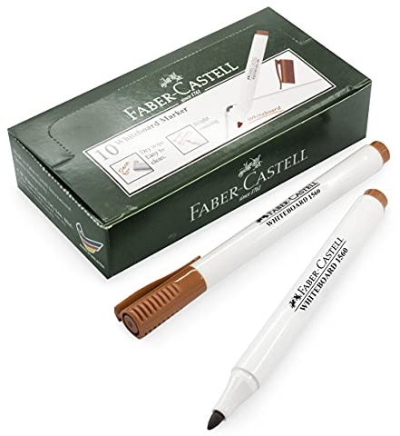 Whiteboard Slim Marker, feine, braun