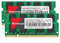 Kuesuny 4 GB Kit (2 x 2 GB) DDR2 667 MHz Sodimm Ram PC2-5300 PC2-5300S 1,8 V CL5 200 Pin 2RX8 Upgrade der Nicht gepufferten Notebook-Laptop-Speichermodule ohne ECC