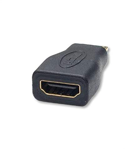 DIOVERDE Adaptateur HDMI mâle vers mini HDMI type C mâle - Noir, 2 cm x 2 cm x 2 cm
